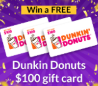 CSM - Consumer Test Connect - Dunkin Donuts $100